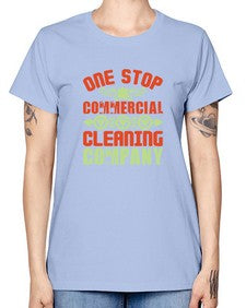 one stop commercial cleaning company Style 333# - cleaner -  Missy T-Shirt