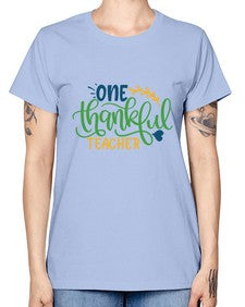 one thankful teacher Style 334# - teacher -  Missy T-Shirt