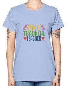 one thankful teacher Style 335# - teacher -  Missy T-Shirt