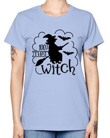 percent that witch 55# - witch -  Missy T-Shirt