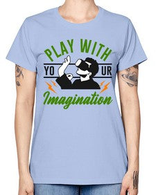 play with imagination 146# - video games -  Missy T-Shirt