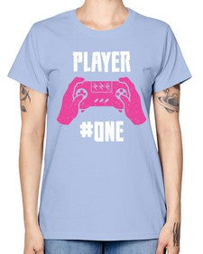player one 147# - video games -  Missy T-Shirt