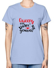 queens Are Born As Gemini 385# - gemini -  Missy T-Shirt