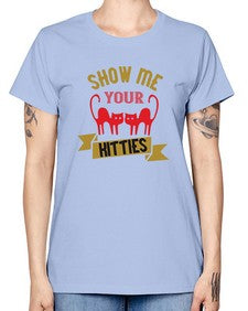 show me your kitties Style 115# - cats -  Missy T-Shirt