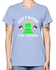 software developer the legend 16# - computer -  Missy T-Shirt