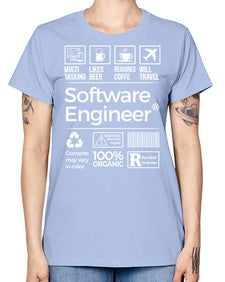 software engineer 1409# - engineer -  Missy T-Shirt