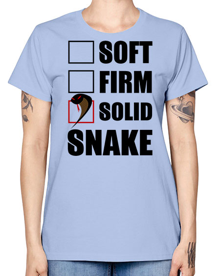 solid snake - snake -  Missy T-Shirt