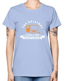 the original computer print delete 12# - computer -  Missy T-Shirt