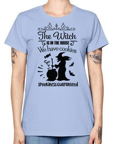 the witch is in the house sign 20# - witch -  Missy T-Shirt