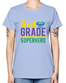 third Grade Superhero 976# - third grade -  Missy T-Shirt