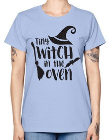 tiny witch in the oven 18# - witch -  Missy T-Shirt