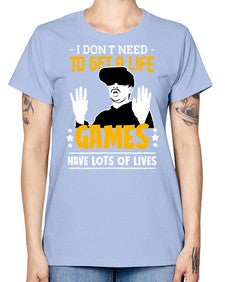to get a life game 159# - video games -  Missy T-Shirt