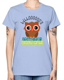 whooos ready for second grade 1007# - second grade -  Missy T-Shirt
