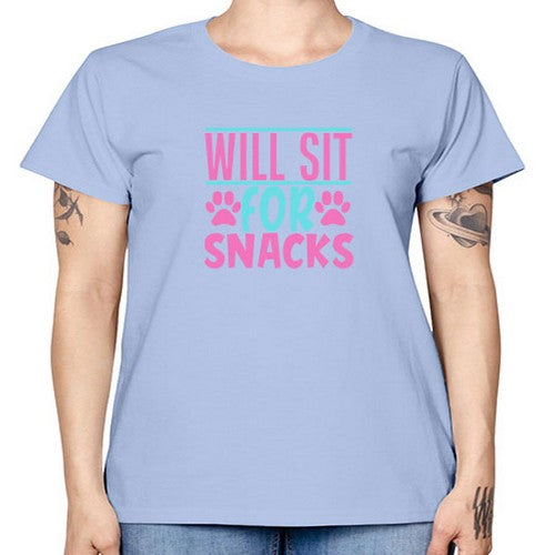 will sit for snacks Style 57# - dogs -  Missy T-Shirt