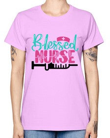 Blessed Nurse Style Style 628# - nurse -  Missy T-Shirt
