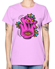 Bored high five 23# - cartoon general -  Missy T-Shirt