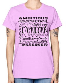 Capricorn 566# - capricorn -  Missy T-Shirt