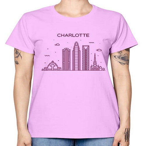 CharlotteNC 558# - cities -  Missy T-Shirt