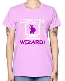 Computer wizard 52# - computer -  Missy T-Shirt