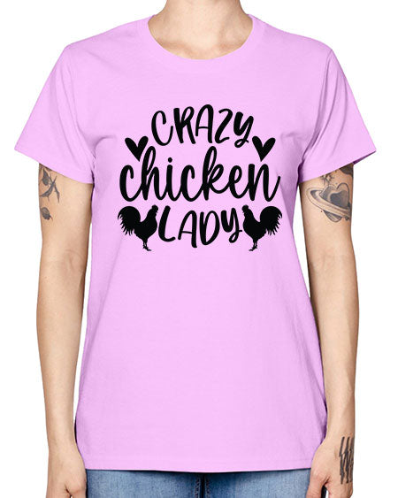 Crazy Chicken Lady - chicken -  Missy T-Shirt