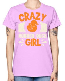 Crazy Rubber Duck Girl Style 4# - ducks -  Missy T-Shirt