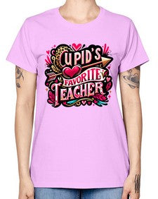 Cupids Favorite Teacher 40# - teacher -  Missy T-Shirt