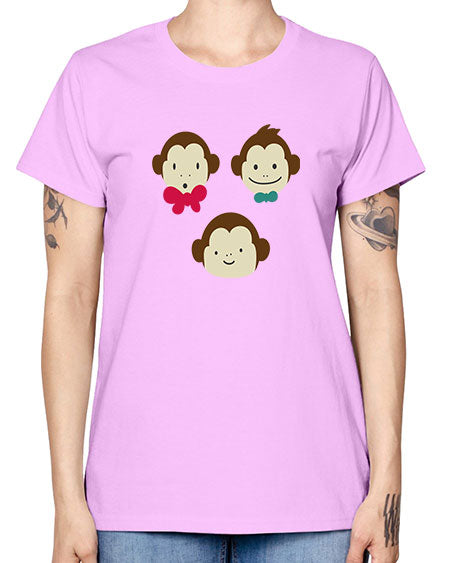 Cute_little_monkeys_5425 - monkey -  Missy T-Shirt