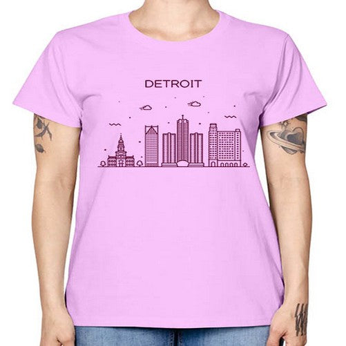 DetroitMI 663# - cities -  Missy T-Shirt