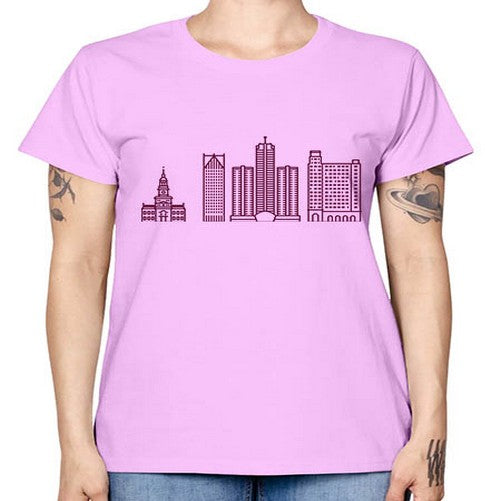 DetroitMI 664# - cities -  Missy T-Shirt