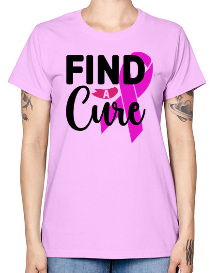 Find a Cure 26# - breast cancer -  Missy T-Shirt