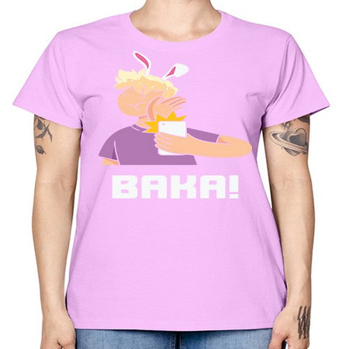 Funny Anime Baka Rabbit Slap Anime 228# - anime -  Missy T-Shirt