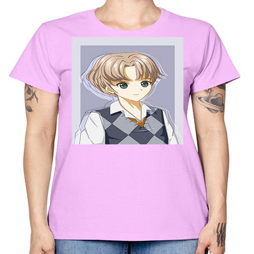 Handsome and cool boy with uniform 34# - anime -  Missy T-Shirt