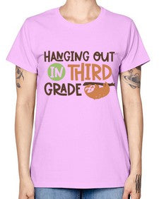 Hanging Out in Third 236# - third grade -  Missy T-Shirt
