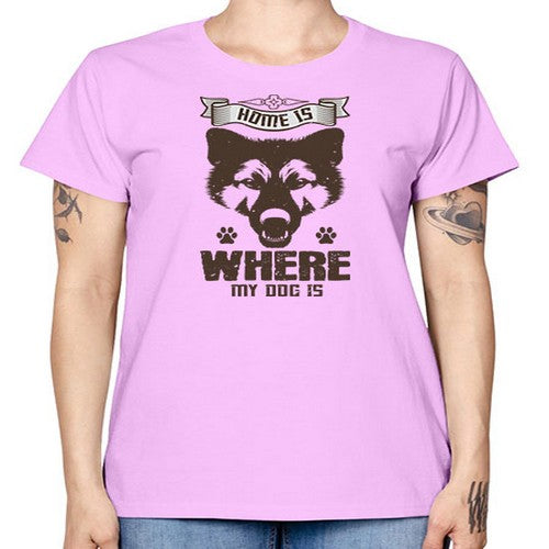 Home Is Where My Dog Is Style 202# - dogs -  Missy T-Shirt