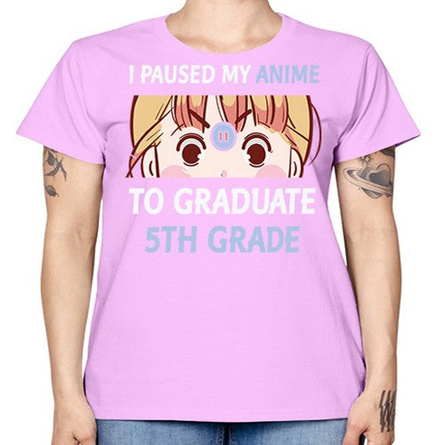 I Paused My Anime To Anime 243# - anime -  Missy T-Shirt