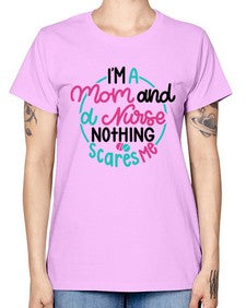Im A Mom And A Nurse Nothing Style Style 957# - nurse -  Missy T-Shirt