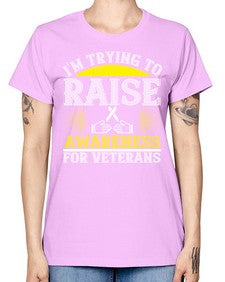 Im trying to raise awareness for veterans Style 43# - Self awareness -  Missy T-Shirt