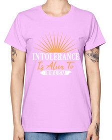 Intolerance is alien 29# - ufo -  Missy T-Shirt
