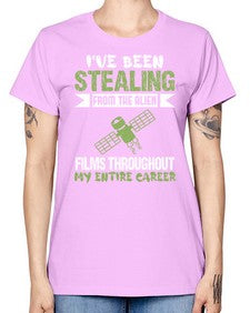 Ive been stealing from the alien 30# - ufo -  Missy T-Shirt