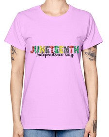 Juneteenth Independence Day 37# - black juneteenth -  Missy T-Shirt