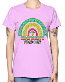 Juneteenth Vibes Only 5# - black juneteenth -  Missy T-Shirt