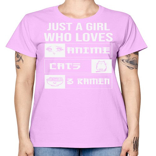 Just A Girl Who Loves 263# - anime -  Missy T-Shirt