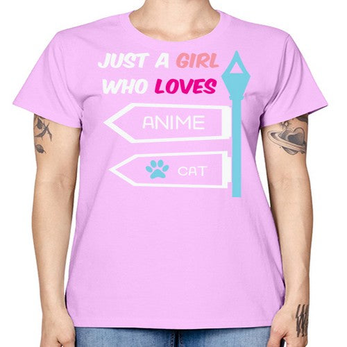 Just A Girl Who Loves Anime 264# - anime -  Missy T-Shirt