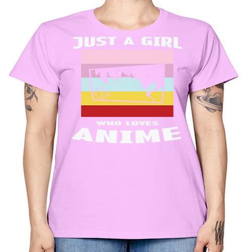 Just A Girl Who Loves Anime 265# - anime -  Missy T-Shirt