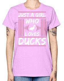 Just A Girl Who Loves Ducks Style 33# - ducks -  Missy T-Shirt