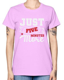 Just five minutes more 32# - video games -  Missy T-Shirt