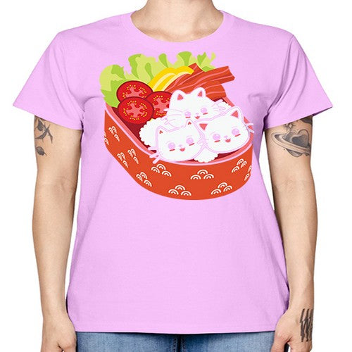 Kawaii Cat Boxed Lunch Anime Anime 266# - anime -  Missy T-Shirt