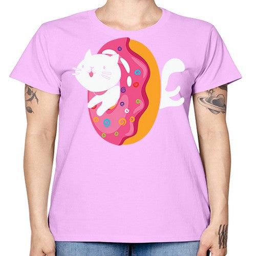 Kawaii Cat Donut Anime Lover Anime 267# - anime -  Missy T-Shirt