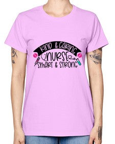 Kind Caring Nurse Smart Strong Style Style 1032# - nurse -  Missy T-Shirt