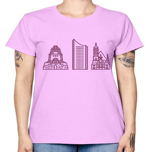 Leipzig 1127# - cities -  Missy T-Shirt